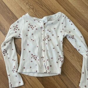 Two long sleeve kids shirts - Abercrombie kids and NWT Oshkosh